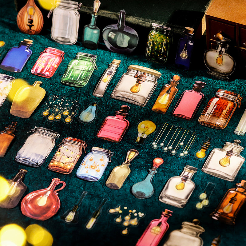 15pcs light in bottle sticker pack(S25121603)