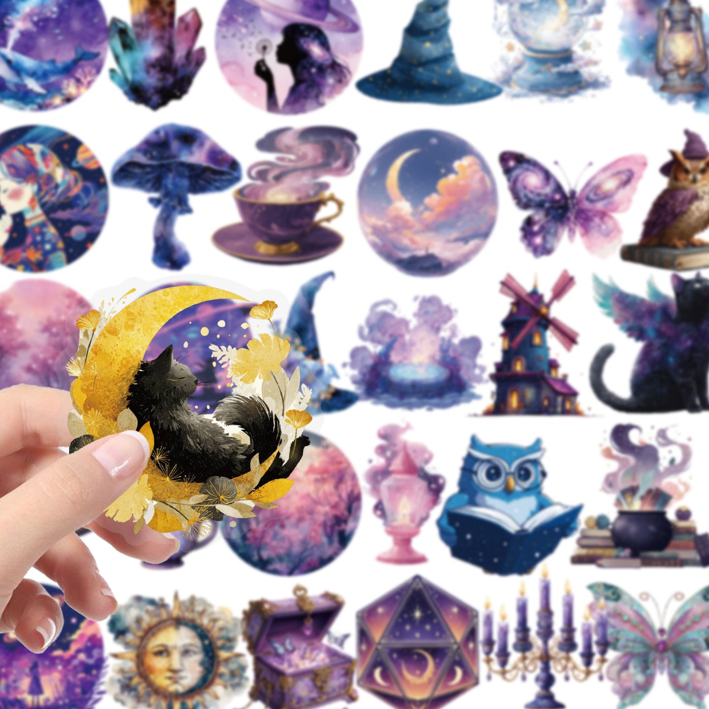 56pcs magic PET-sticker pack (S25112705)