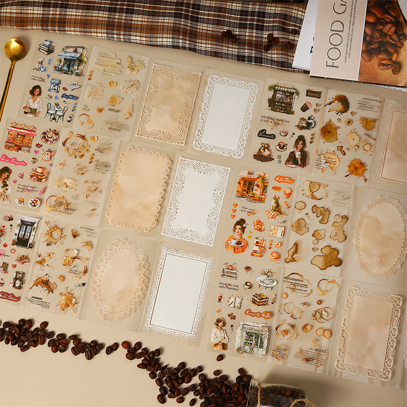 4 Stück in 1 faltbarem Aufkleberbogen (S25102101)