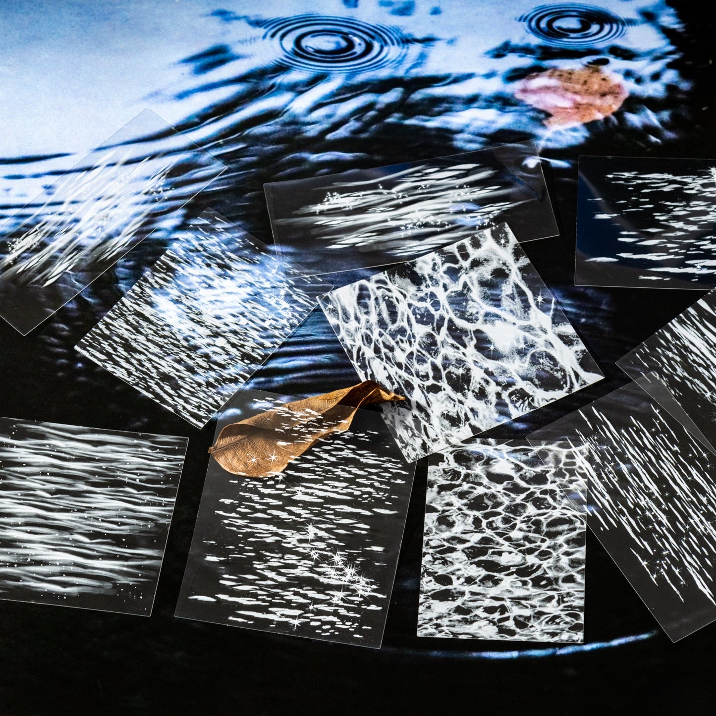 20pcs natural rainy collection PET-sticker pack (S25081801)