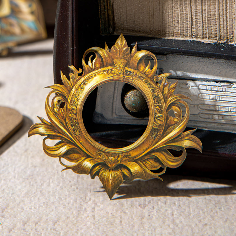 10-pack med medeltida ramkort och klistermärken (S25100902)