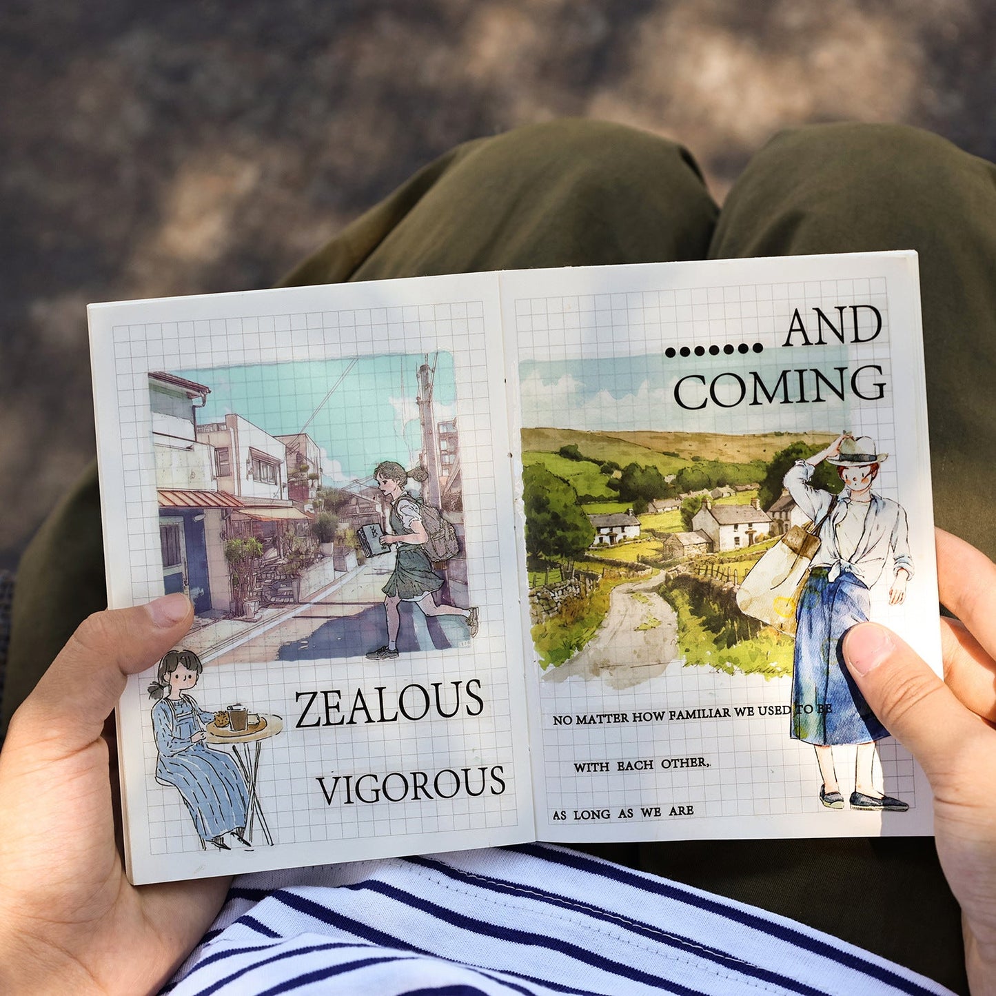 10-pack landskaps-PET-klistermärken (S25090803)