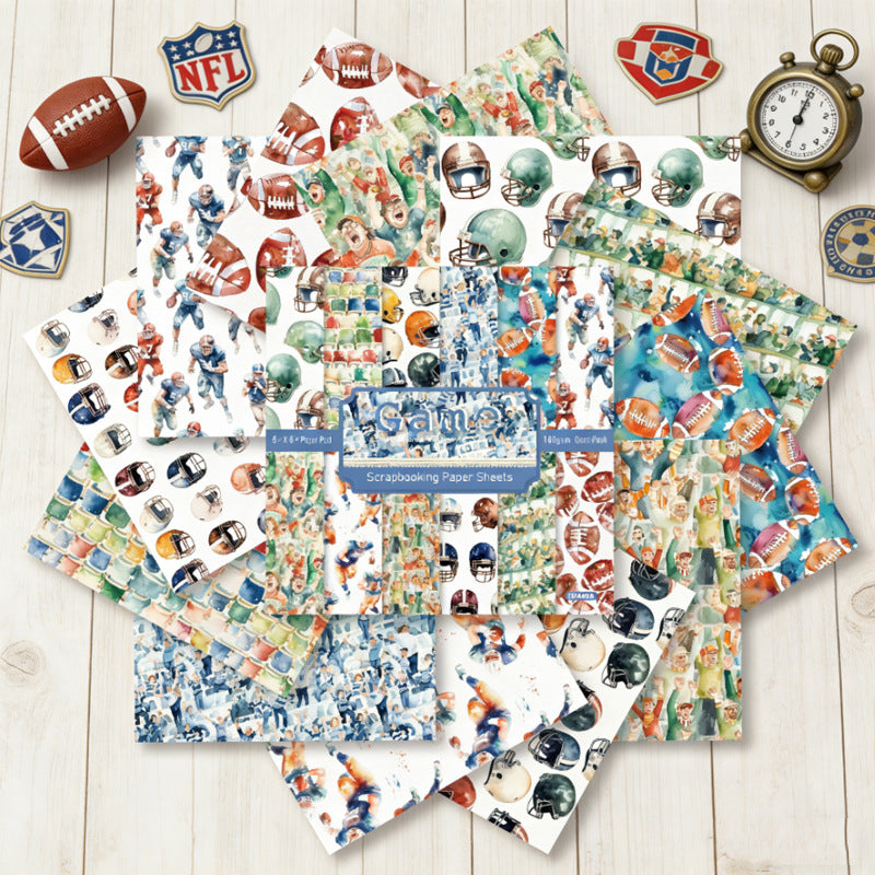 24pcs 6inch sport paper pack(TZB25121507)