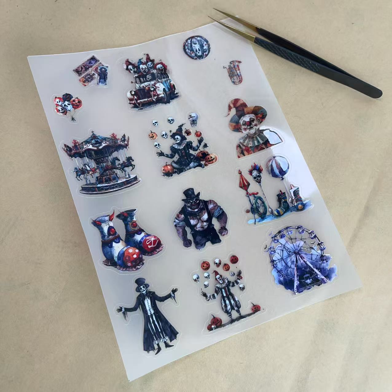 custom 3D PET-stickers