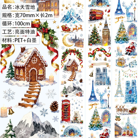 1 roll Chtistmas PET tape (T25120304)