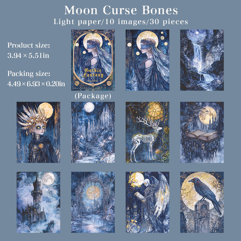 30pcs gothic fantasy paper pack(P25121604)