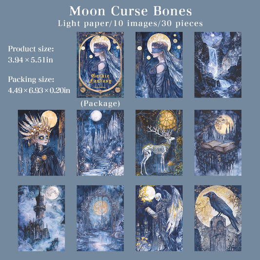 30pcs gothic fantasy paper pack(P25121604)