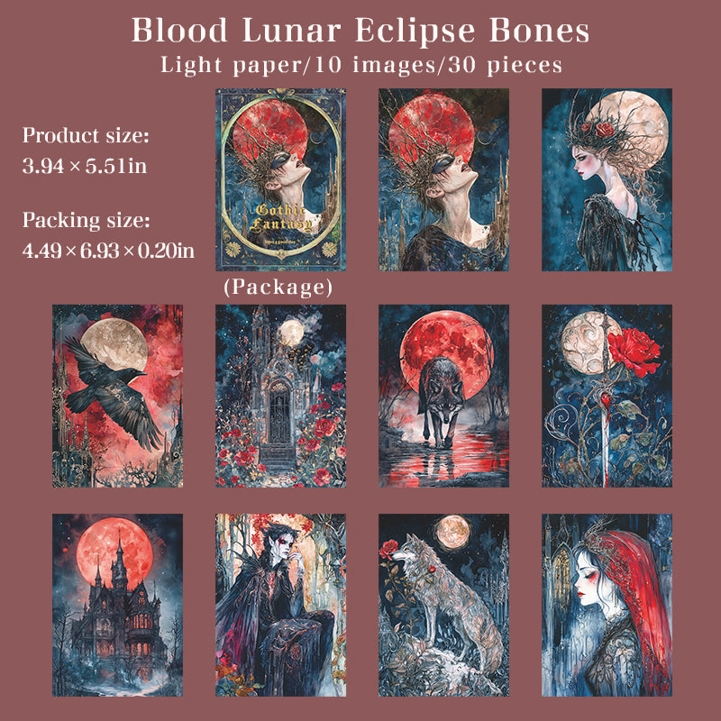 30pcs gothic fantasy paper pack(P25121604)