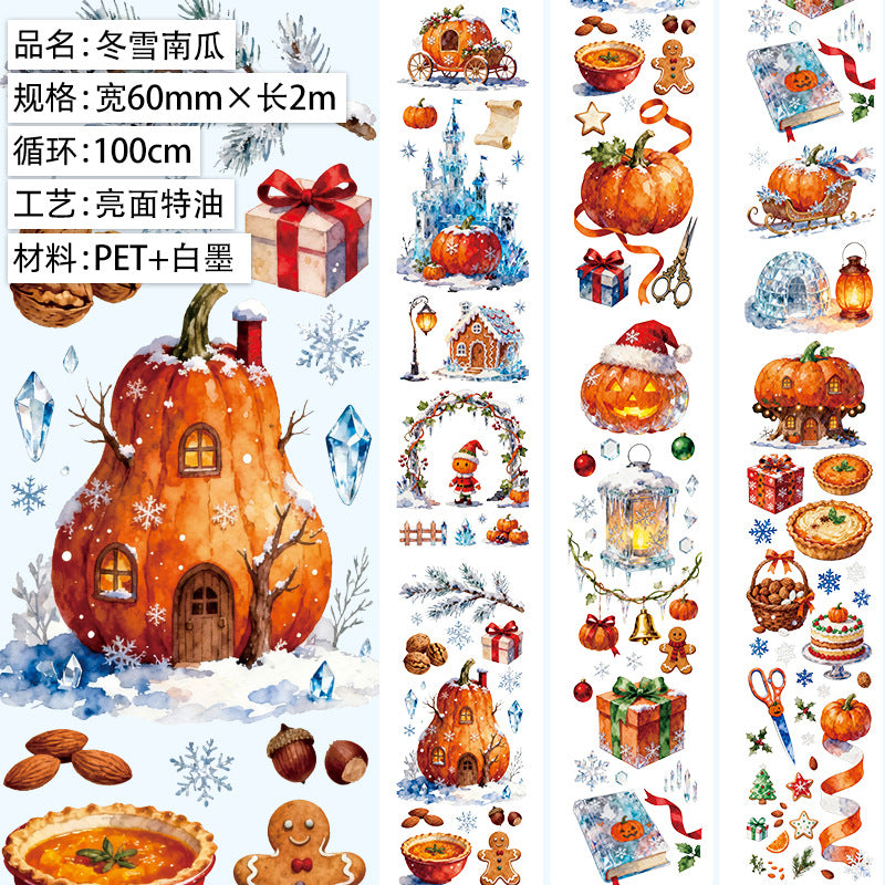 1 roll Chtistmas PET tape (T25120304)