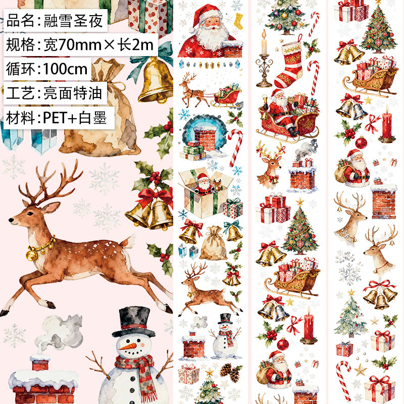 1 roll Chtistmas PET tape (T25120304)