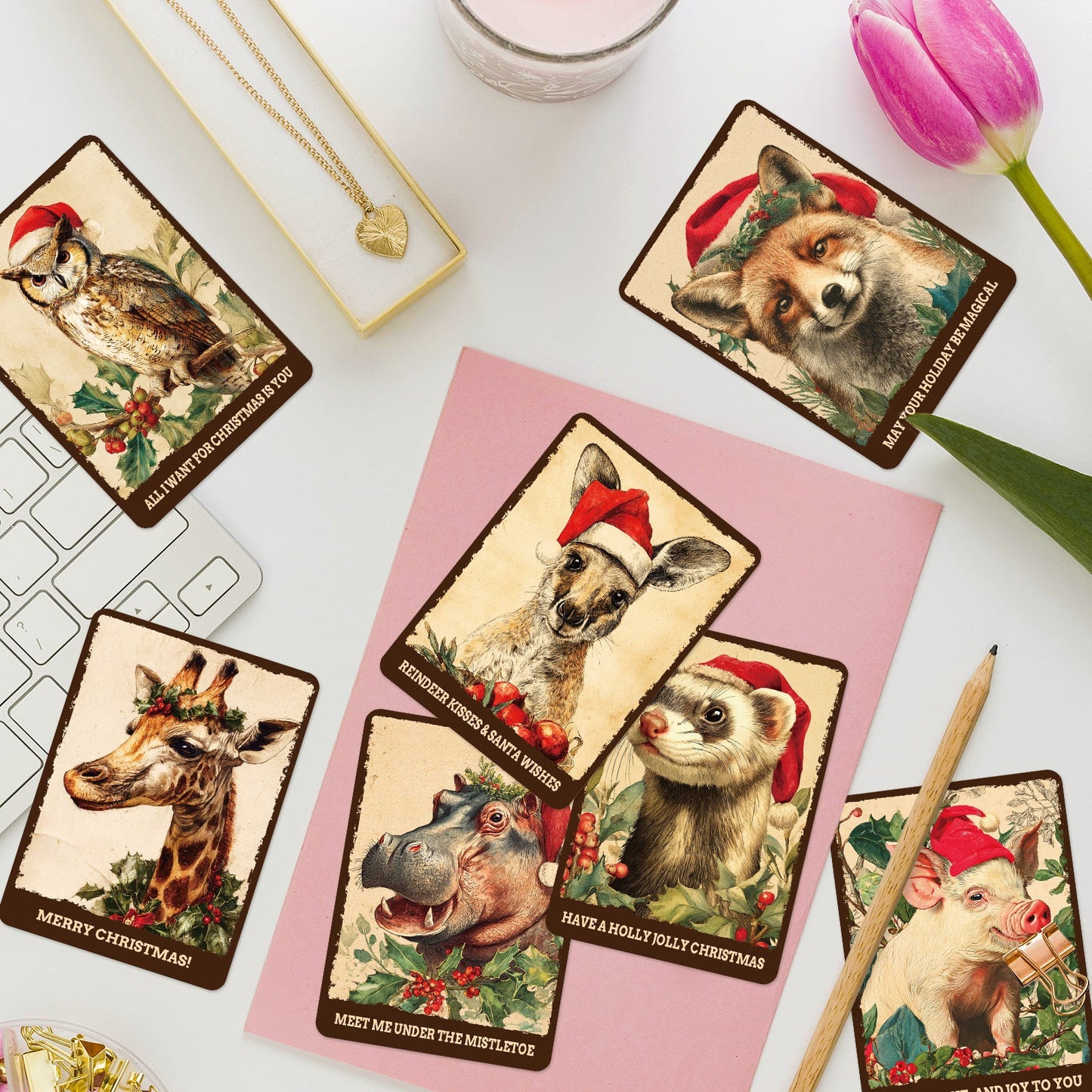 50pcs Christmas ATC card pack (P25090805)