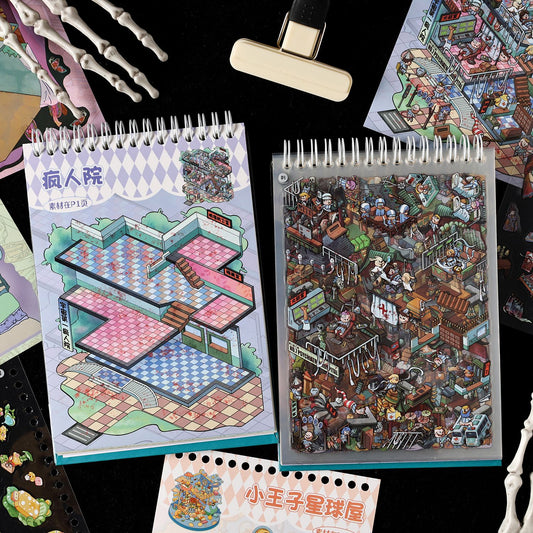 40pcs 3D sticker book (TZB25111806)