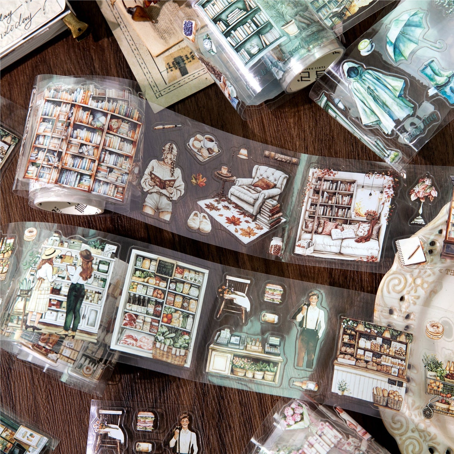 1 rulle färdigskuren PET-tejp för livsstil (T25102804)