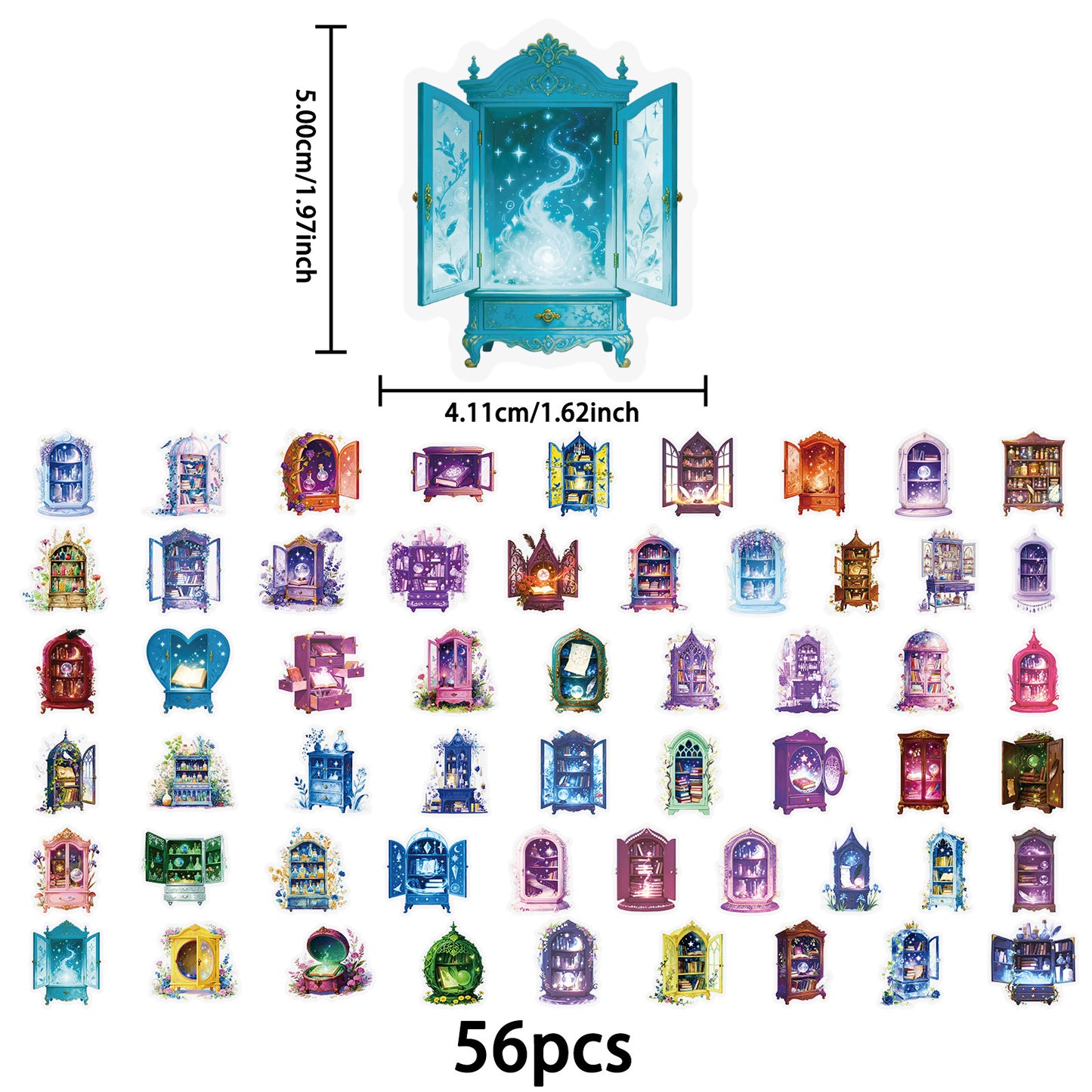 56pcs cabinet sticker pack(S25121004)