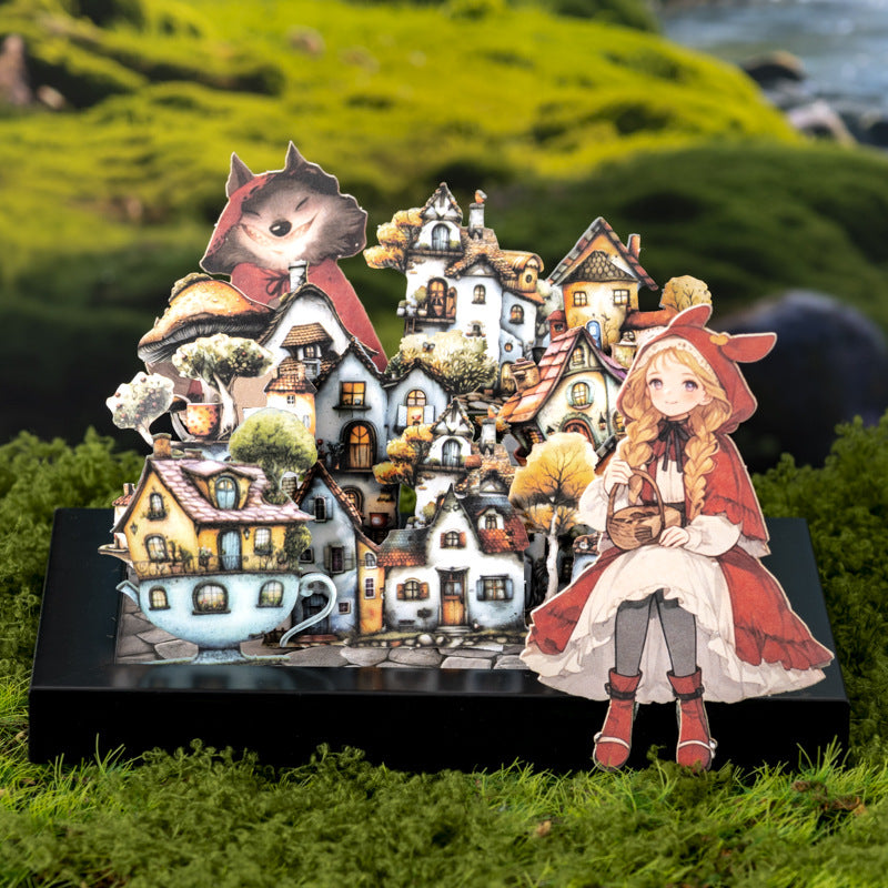 50pcs strange house sticker box (MLS25062701)