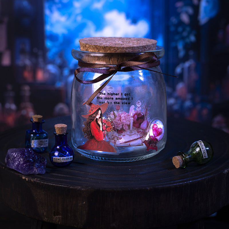 50pcs witch magic sticker tin box（MLS25041005）