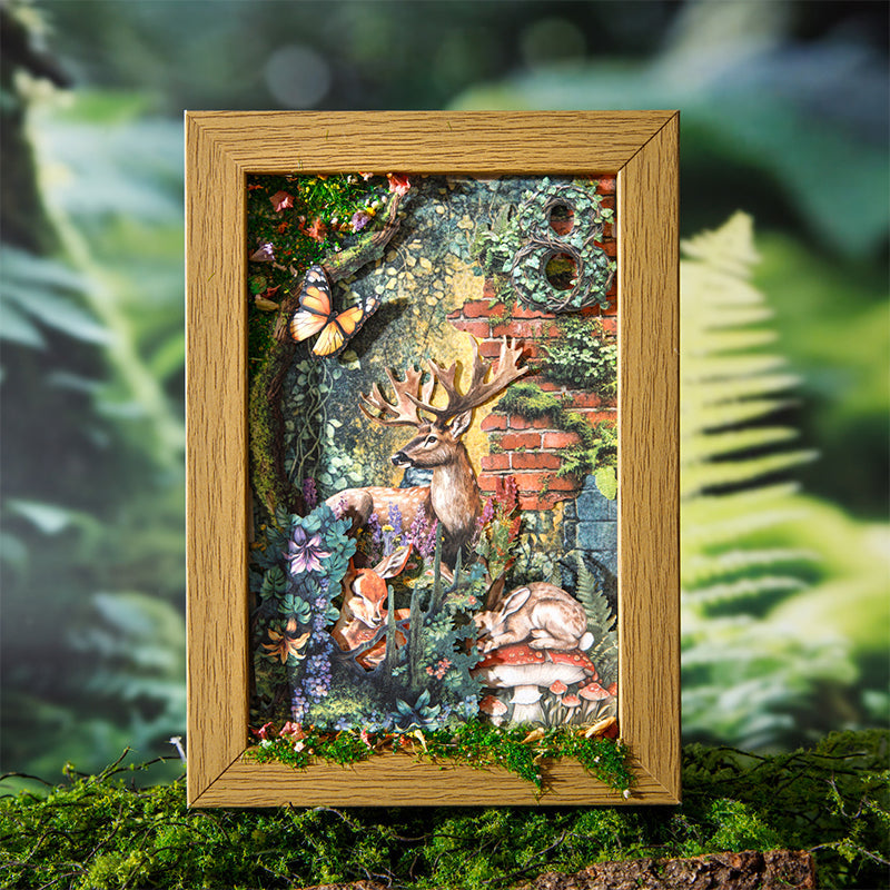 100 Dschungeltier-Aufkleber + Papierpackung (P25092509)