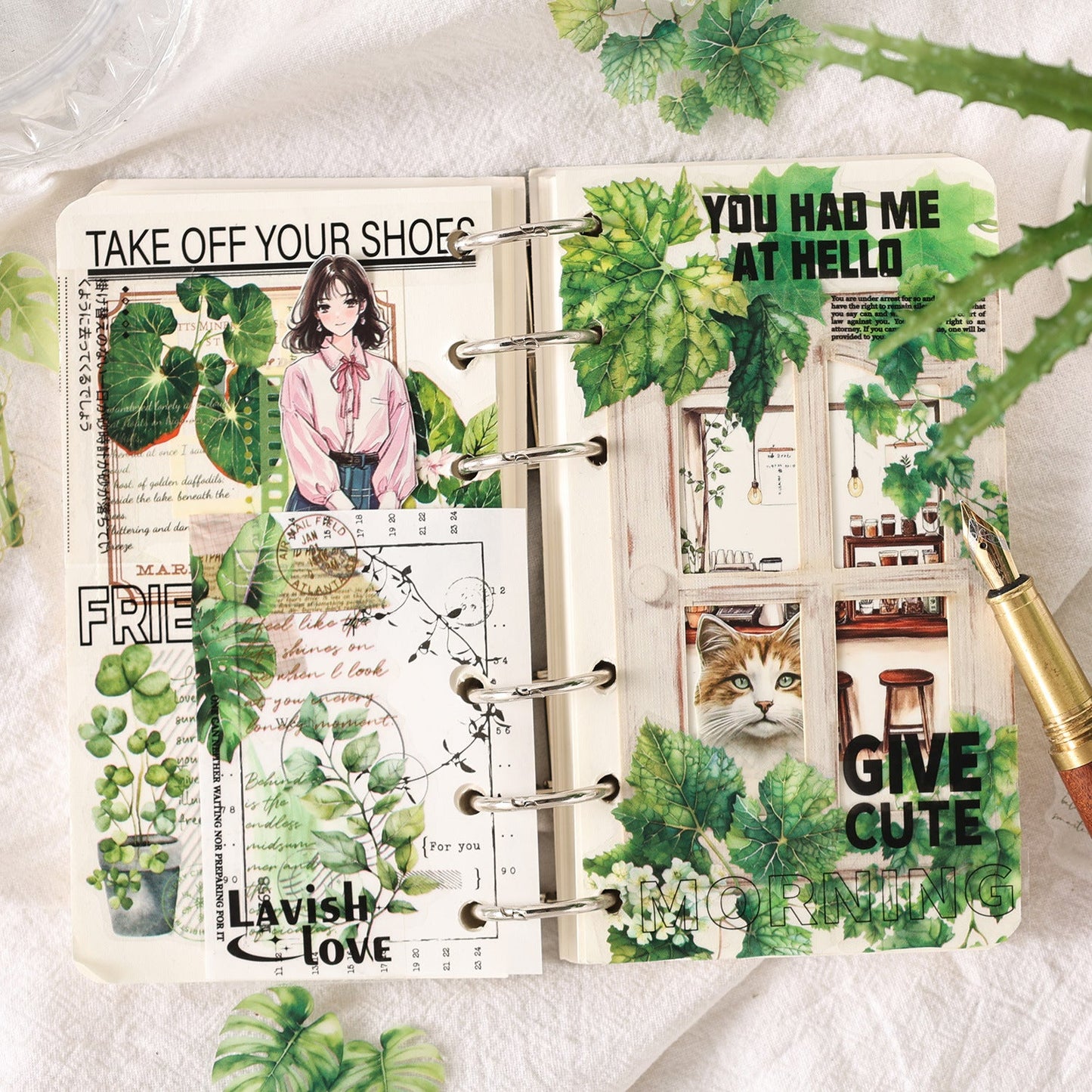 20pcs plant sticker pack (S25110608)