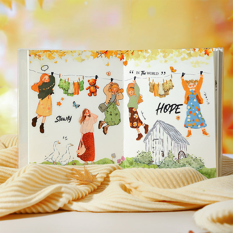 50sheets girls sticker book(TZB25102801)