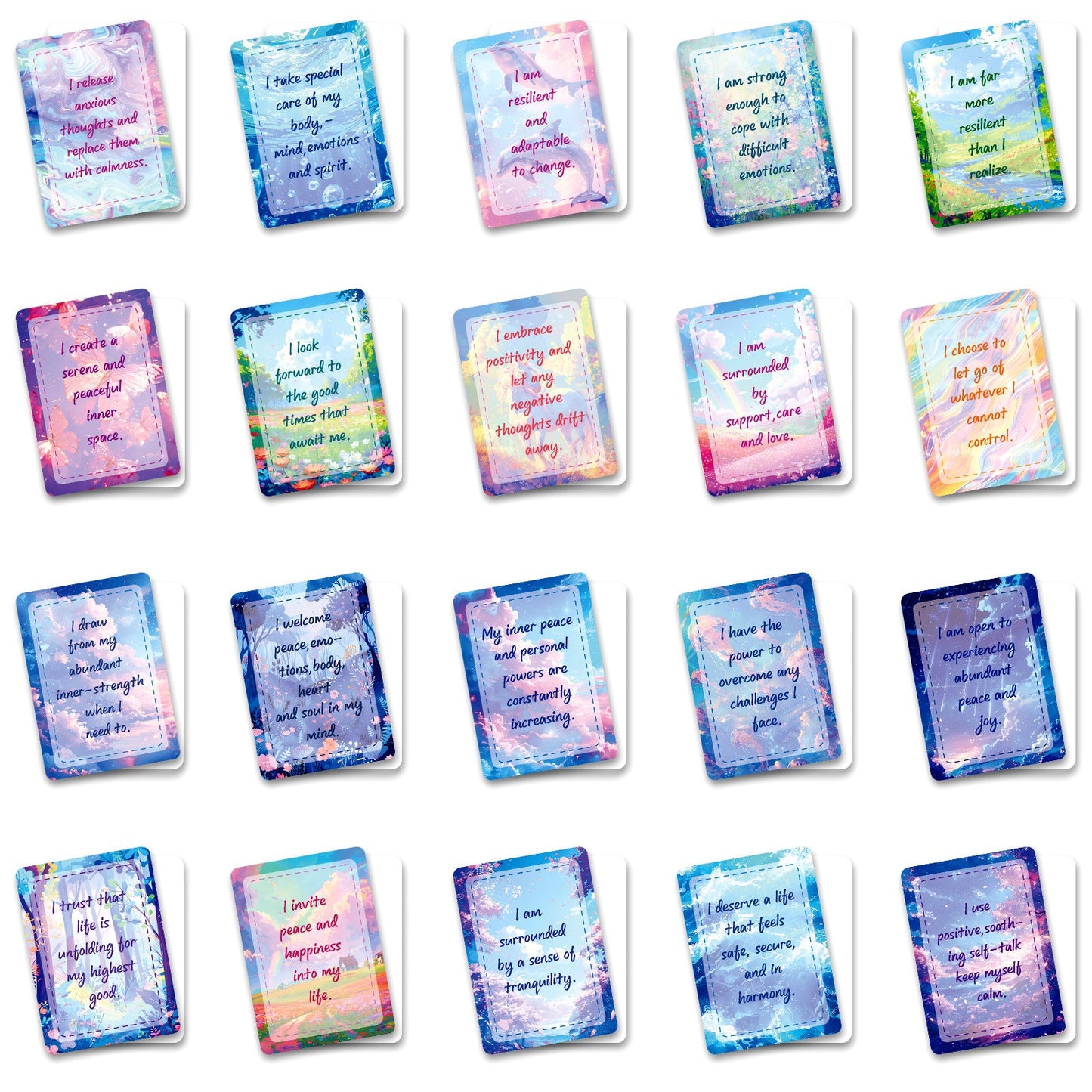 50pcs words ATC card (C25082502)