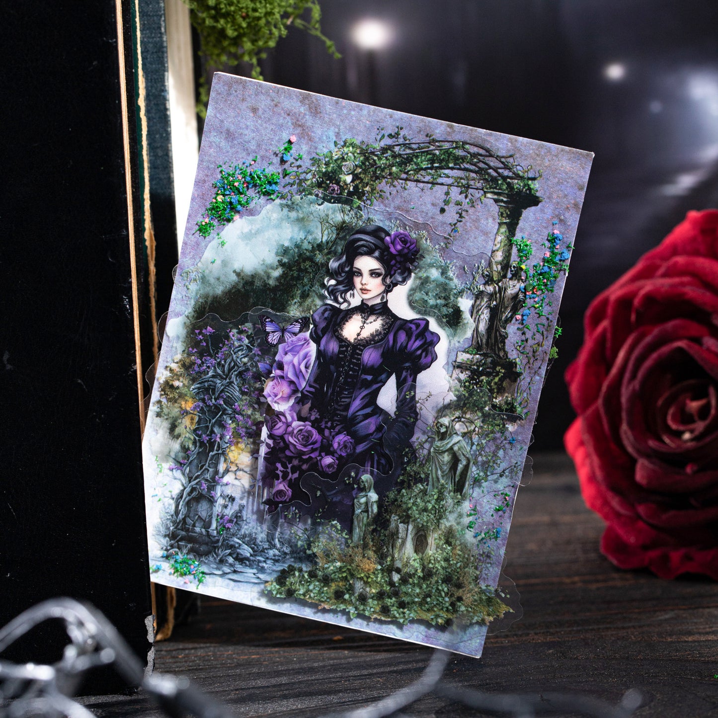 10pcs gothic sticker pack (MLS25050512)