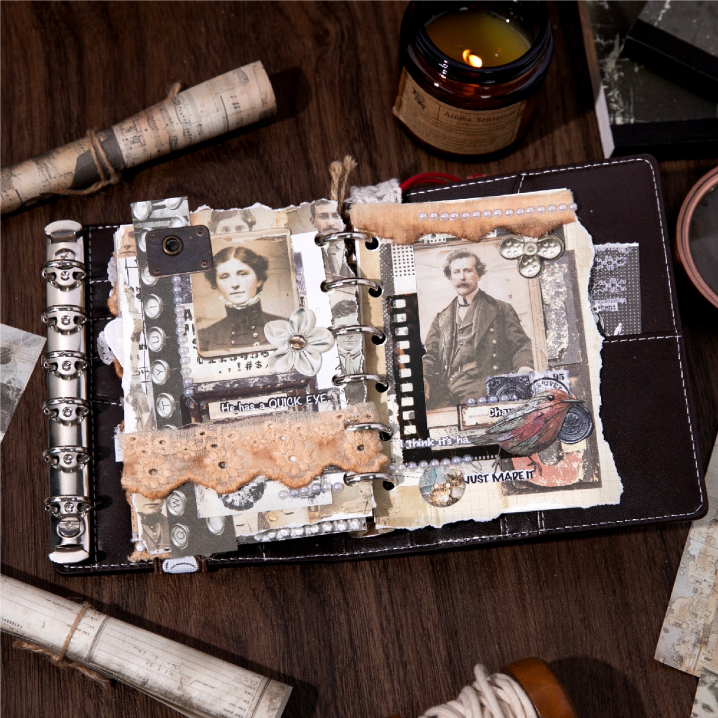 100pcs vintage paper pack(P25121606)