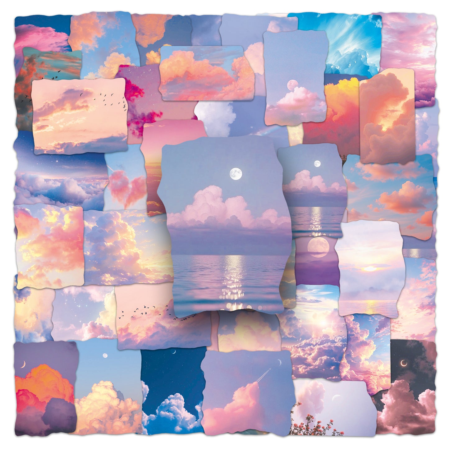 51pcs cloud sky sticker pack(S25121502)