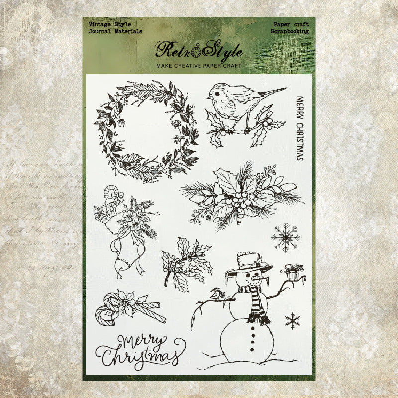 1pc halloween x-mas clear stamp (MLZ25062004)