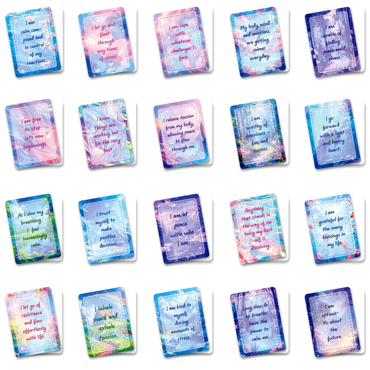 50pcs words ATC card (C25082502)
