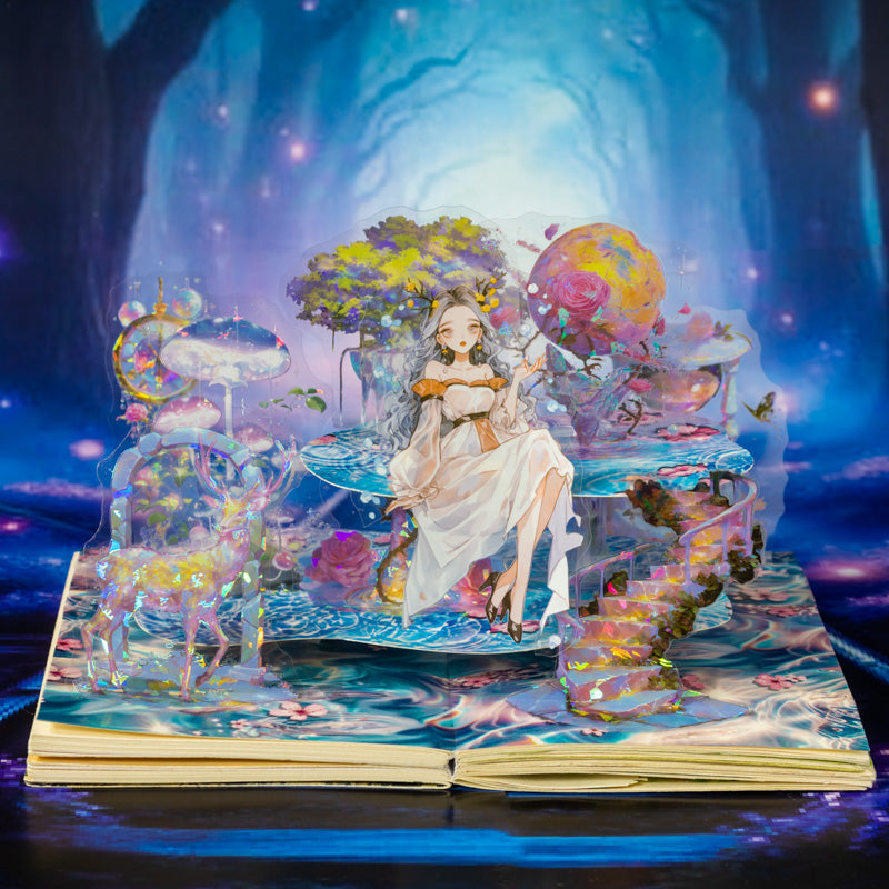 10-pack med klistermärken i mystisk skog (S25091502)