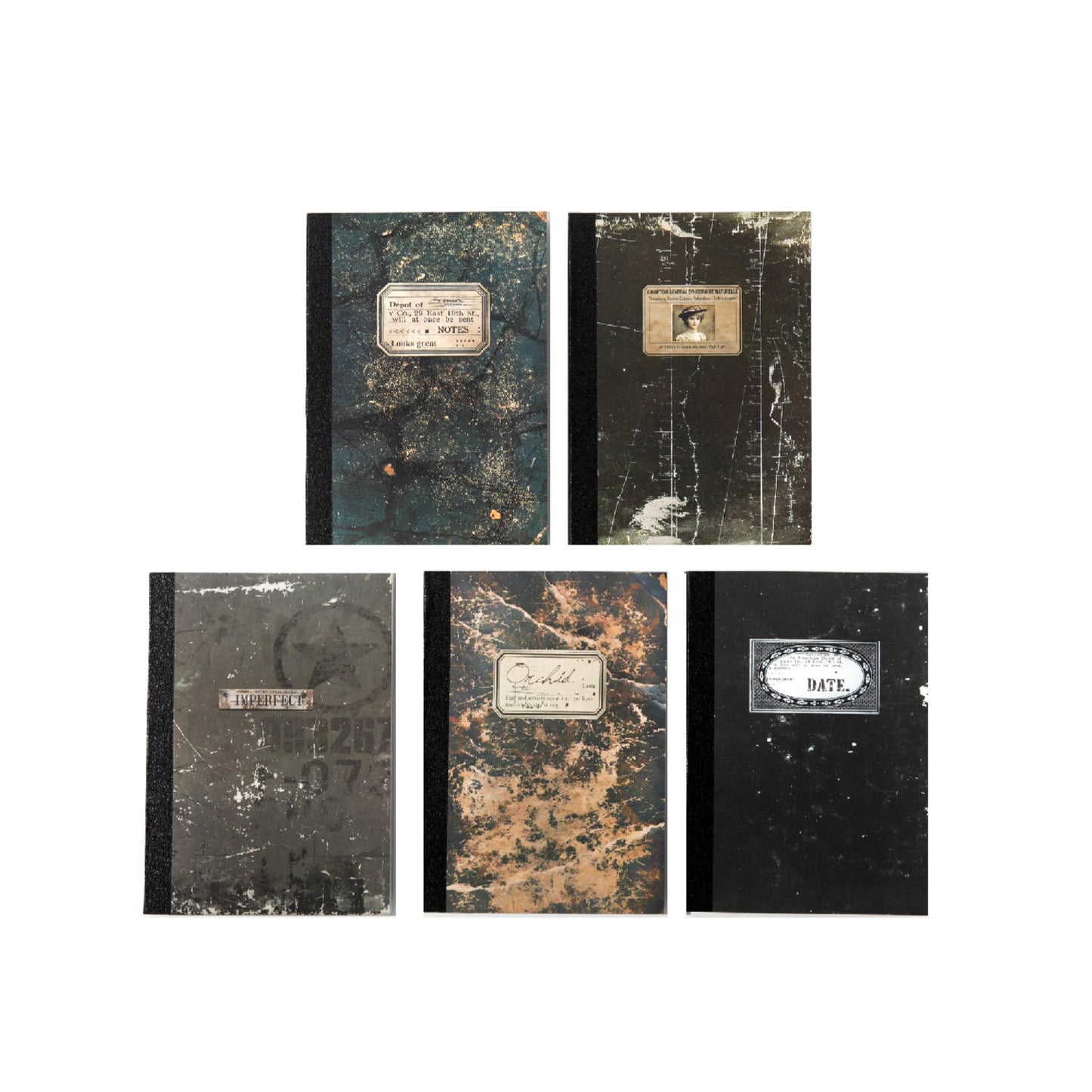 100pcs vintage paper pack(P25121606)