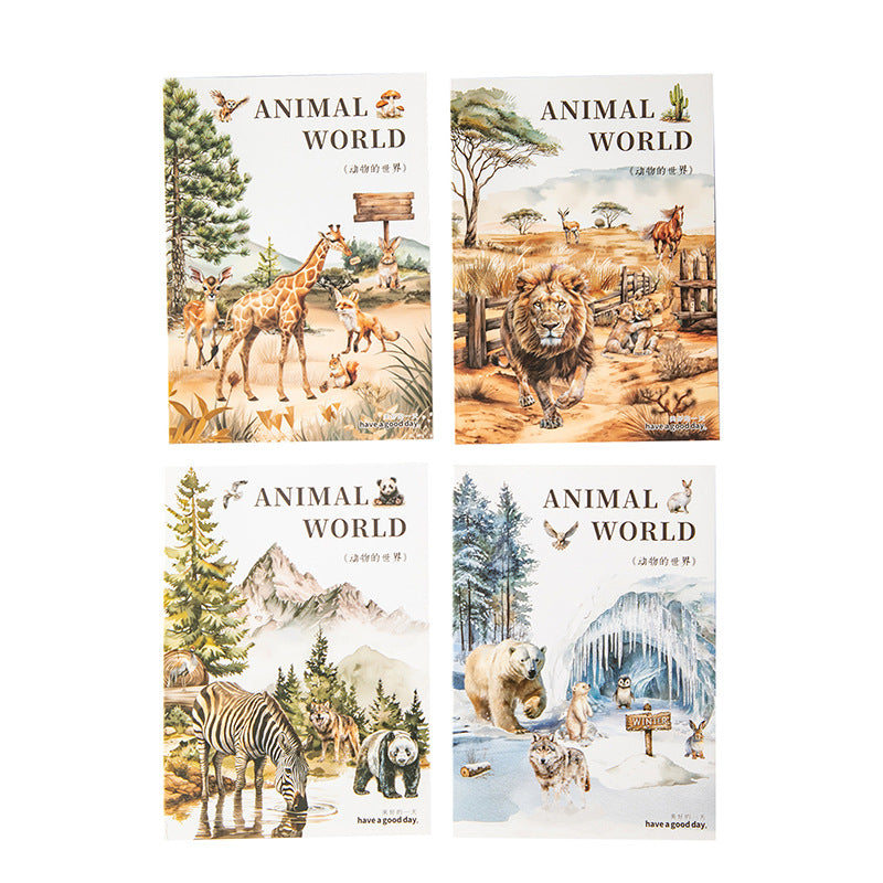 20sheets animal sticker book (MLS25051403)