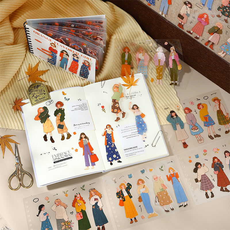 50sheets girls sticker book(TZB25102801)