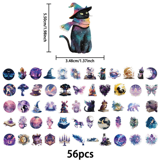 56pcs magic PET-sticker pack (S25112705)