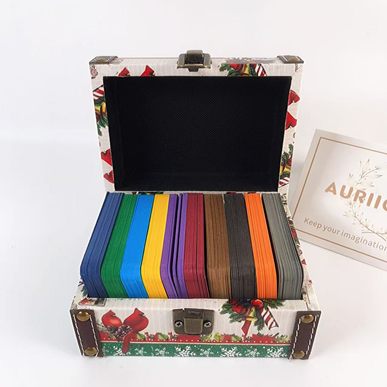 ATC förvaringslåda + 10 ATC färgade kortpaket (A25091001)