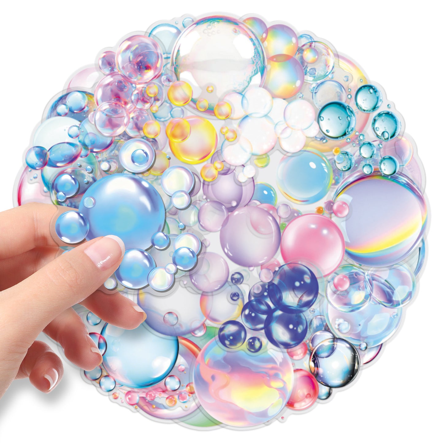 50pcs bubble PET-sticker pack (S25121504)
