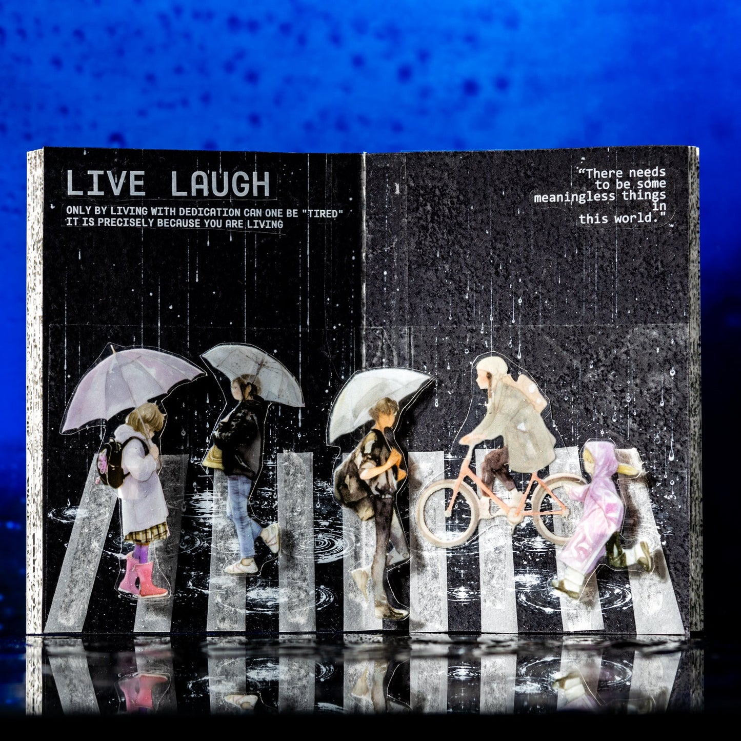 20pcs natural rainy collection PET-sticker pack (S25081801)