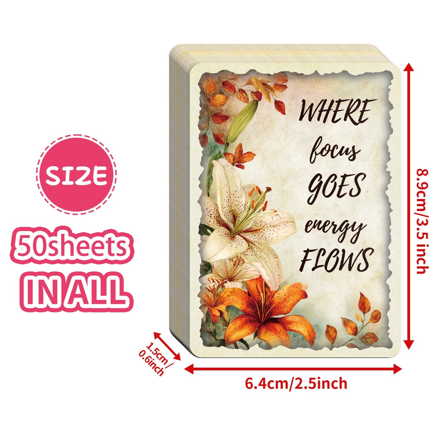 50pcs words ATC-Card (C25091707)