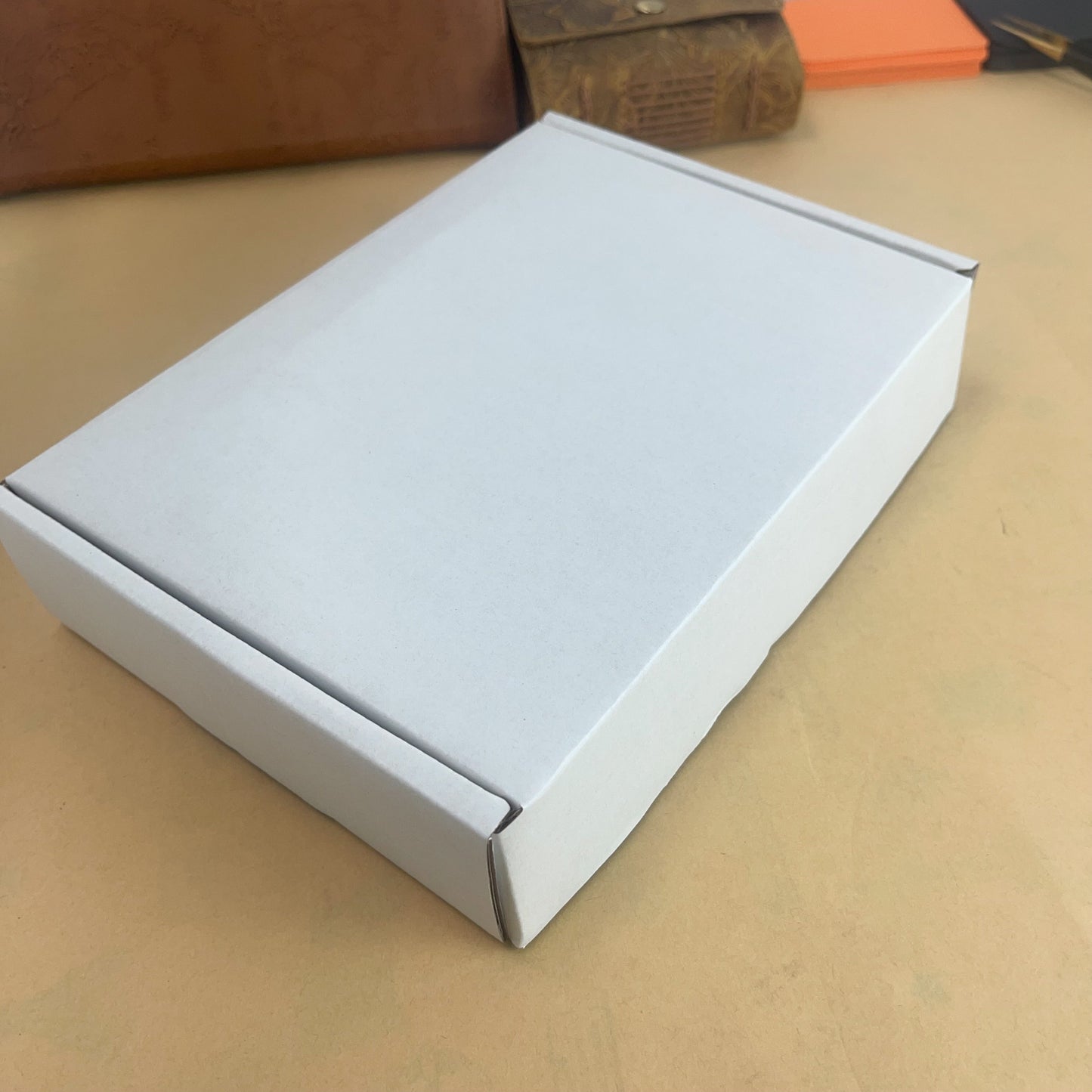 1LB (18 Stuff)Surprise vintage Journaling scrapbooking Supplies Box with 20pcs White ATC Cards 20 Clear ATC Cards 1 Card Holder Sticker Book PET Tape Washi Tape