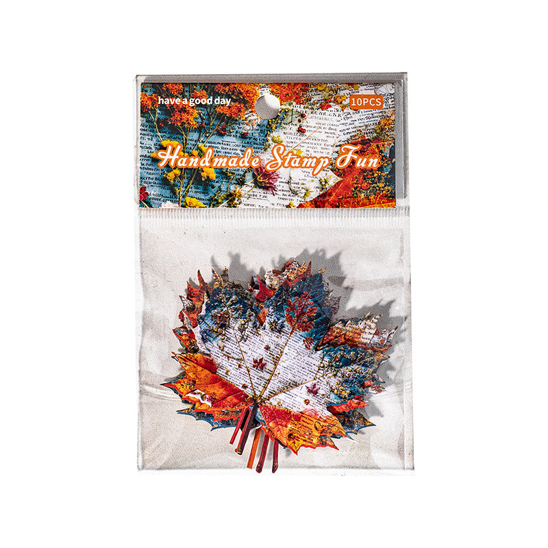 10pcs nature sticker card pack（S25121205）