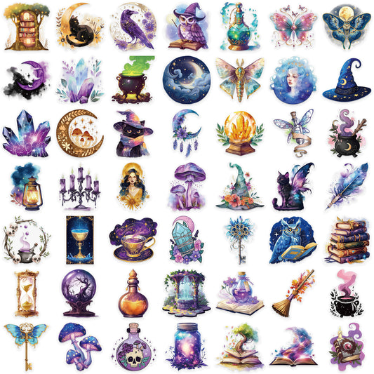 50pcs witch sticker pack (MLS25062105)