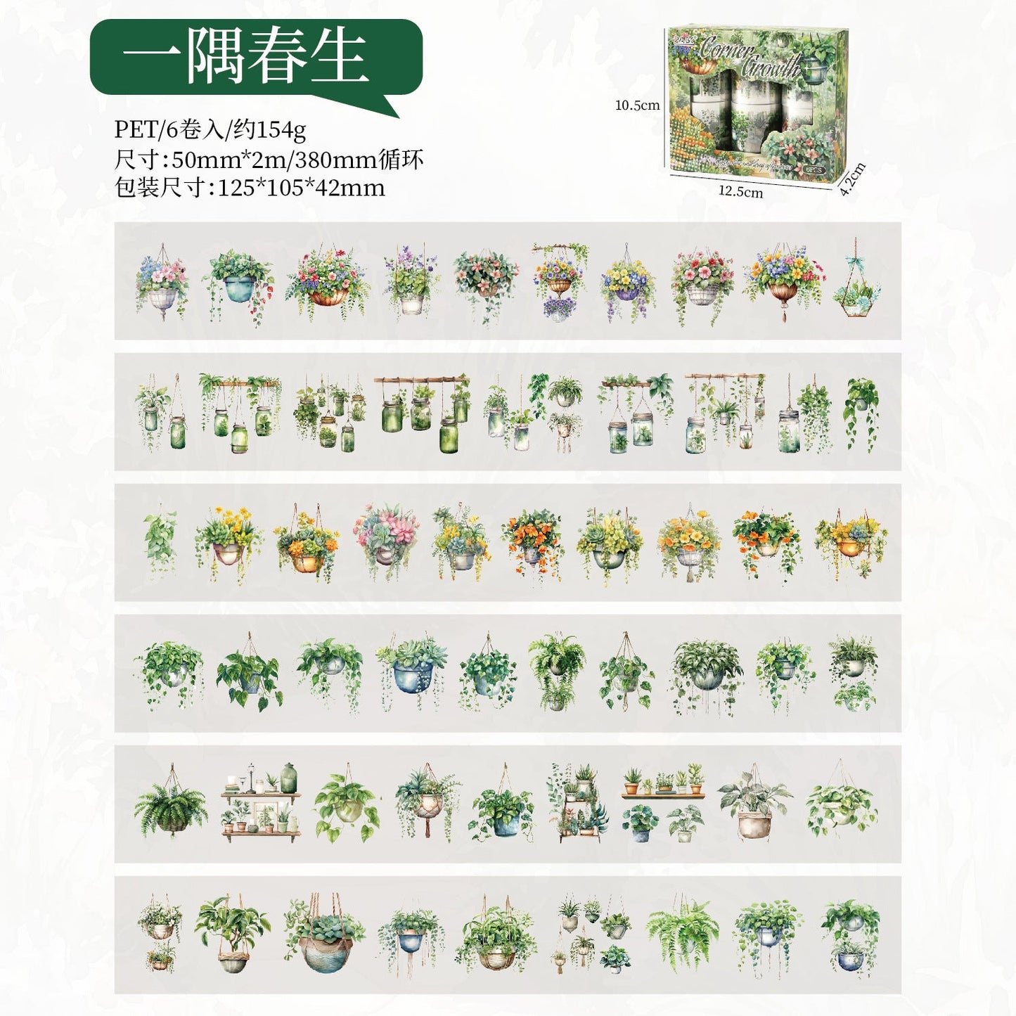 6 rolls plant tape box (T25110609)