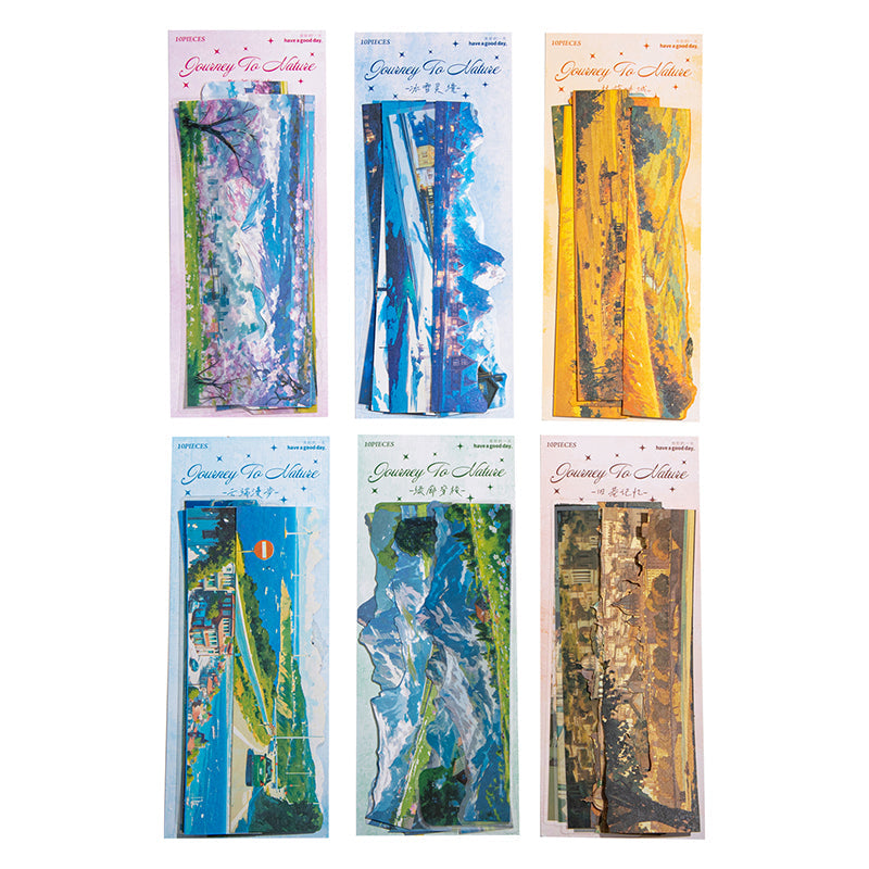 10-pack landskapsklistermärken (S25100901)