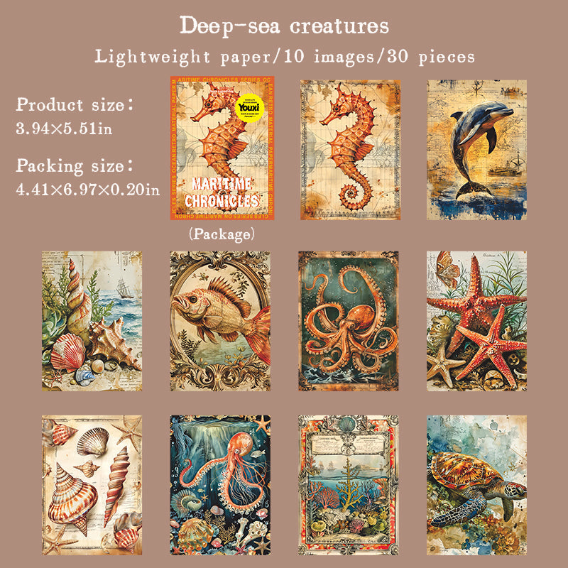 314pcs Sea animal journaling bundle (A25101401)