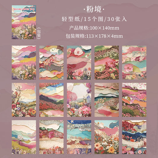 30pcs nature paper pack(S25121208)