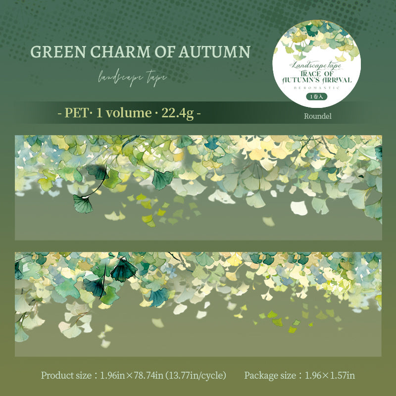 1 roll autumn leaf PET-tape (T25092408)