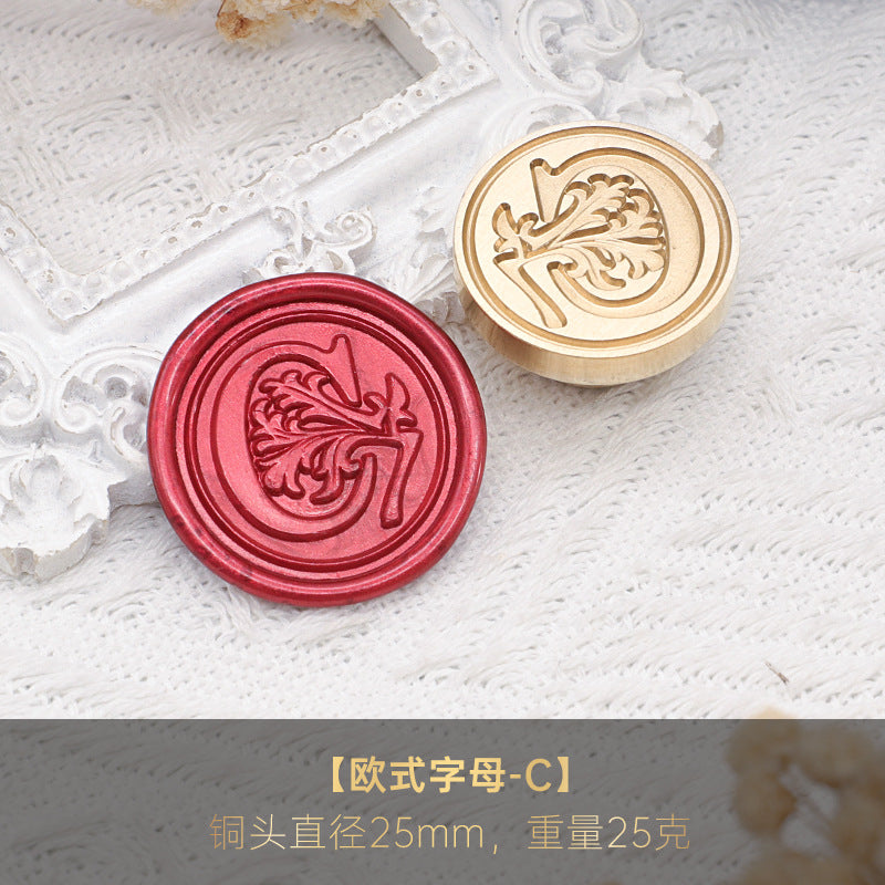 1pc Letter wax seal stamp (MLZ25041904)