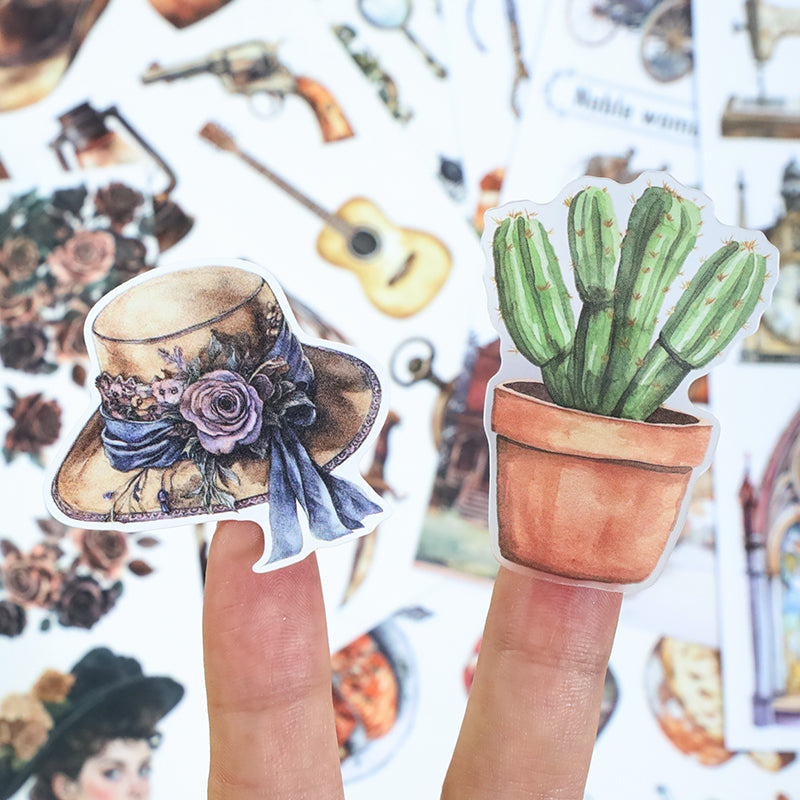 20sheets western legend sticker book (TZB25103102)