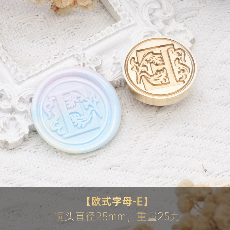 1pc Letter wax seal stamp (MLZ25041904)