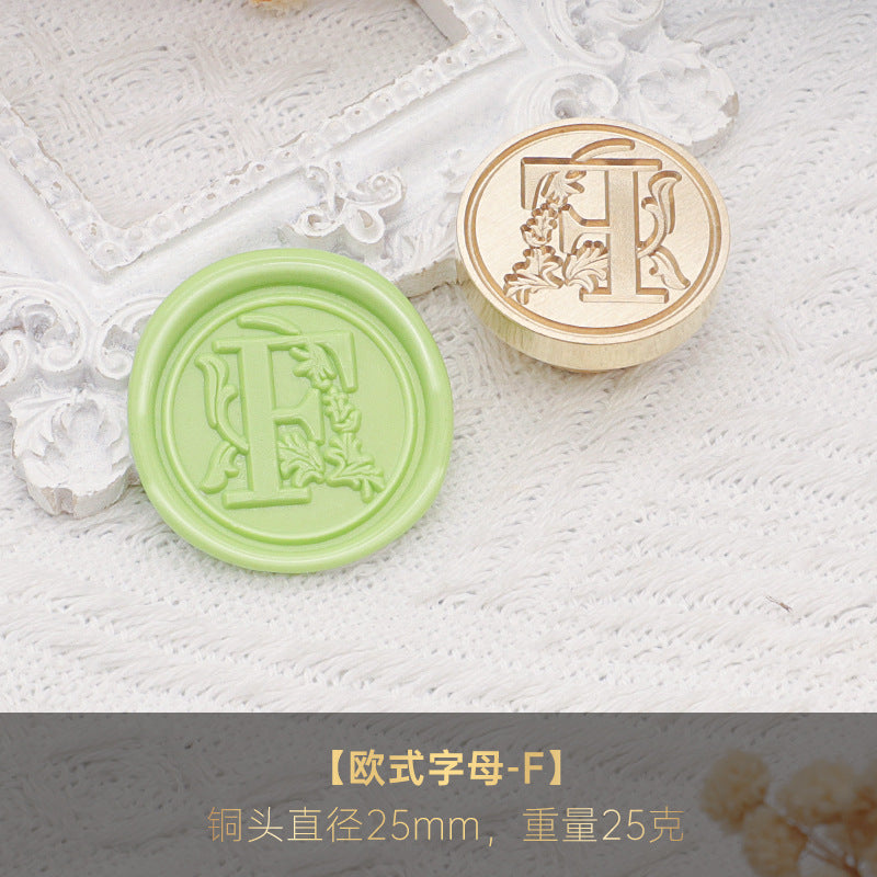 1pc Letter wax seal stamp (MLZ25041904)